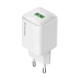 Мережевий зарядний пристрій ColorWay 1USB Quick Charge 3.0 (18W) V2 White (CW-CHS063Q-WT)