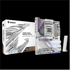 Материнська плата GIGABYTE X870E A MASTER X3D ICE sAM5 X870 4xDDR5 M.2 Wi-Fi BT HDMI DP ATX