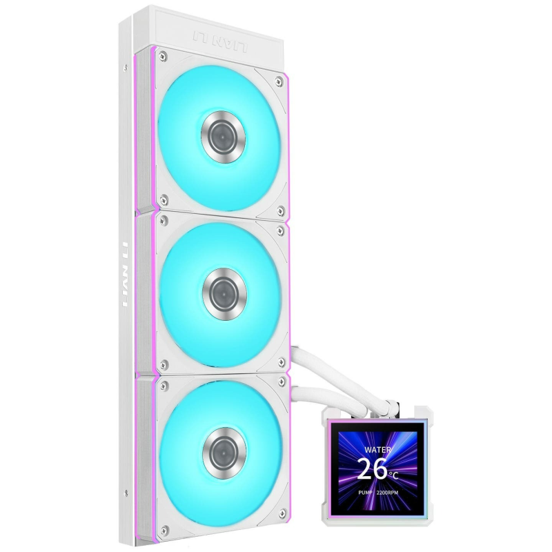 Система водяного охолодження Lian Li HydroShift II LCD-S 360CL White (G89.GHS2LCDS36CW.00)
