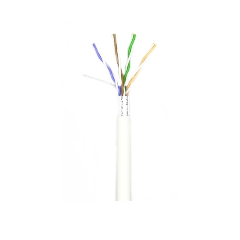 Кабель витая пара FTP 5е OK-Net КПВЭ-ВП (100) FTP, CAT5е, 4х2х0.48, бухта 305м (49577)