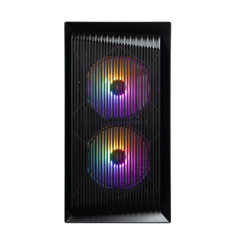 Корпус 1stPlayer BS-2-BK-3F1 Black без БЖ