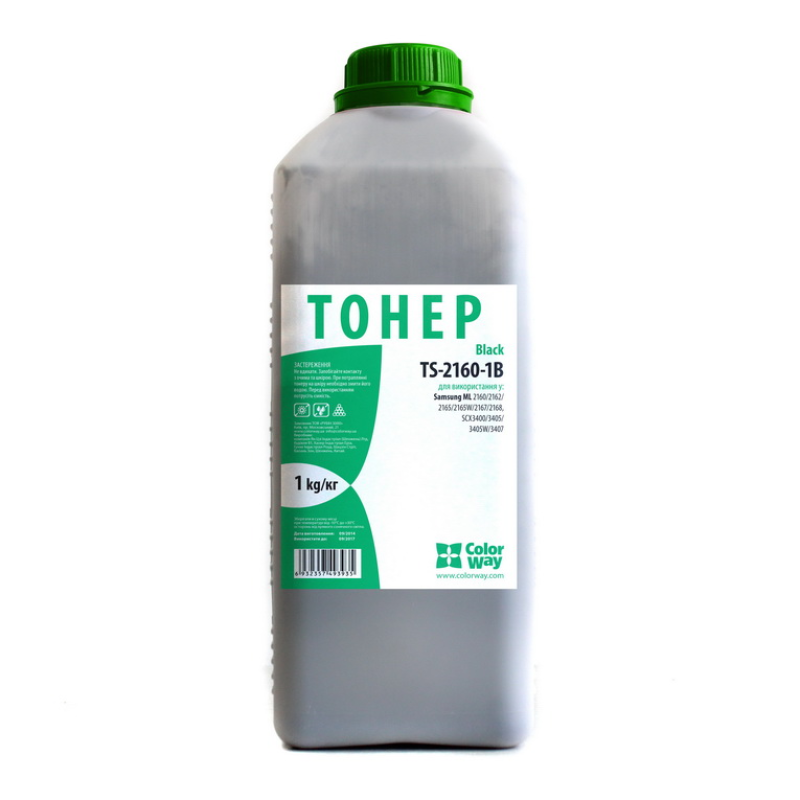 Тонер ColorWay (TS-2160-1B) Samsung ML2160/2165/SCX3400/3405, 1000 г