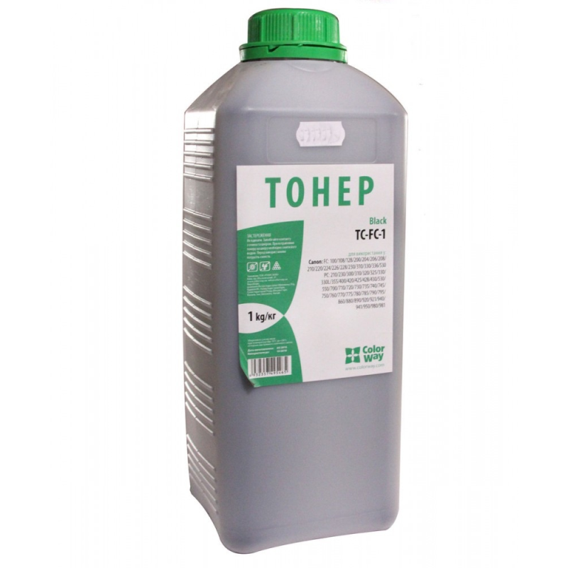 Тонер ColorWay (TC-FC-1) Canon FC/PC 1000 г
