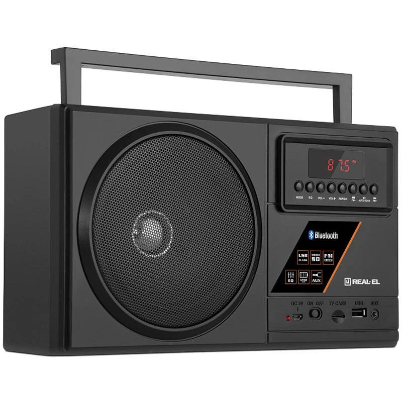 Радіоприймач REAL-EL X-700 Black