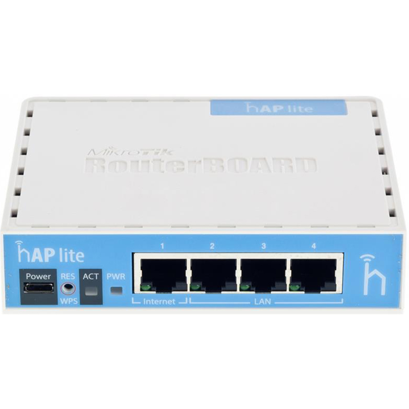 Бездротовий маршрутизатор Mikrotik hAP lite (RB941-2ND)