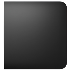 Кнопка  для одноклавішного або прохідного вимикача Ajax SideButton (1-gang/2-way) black