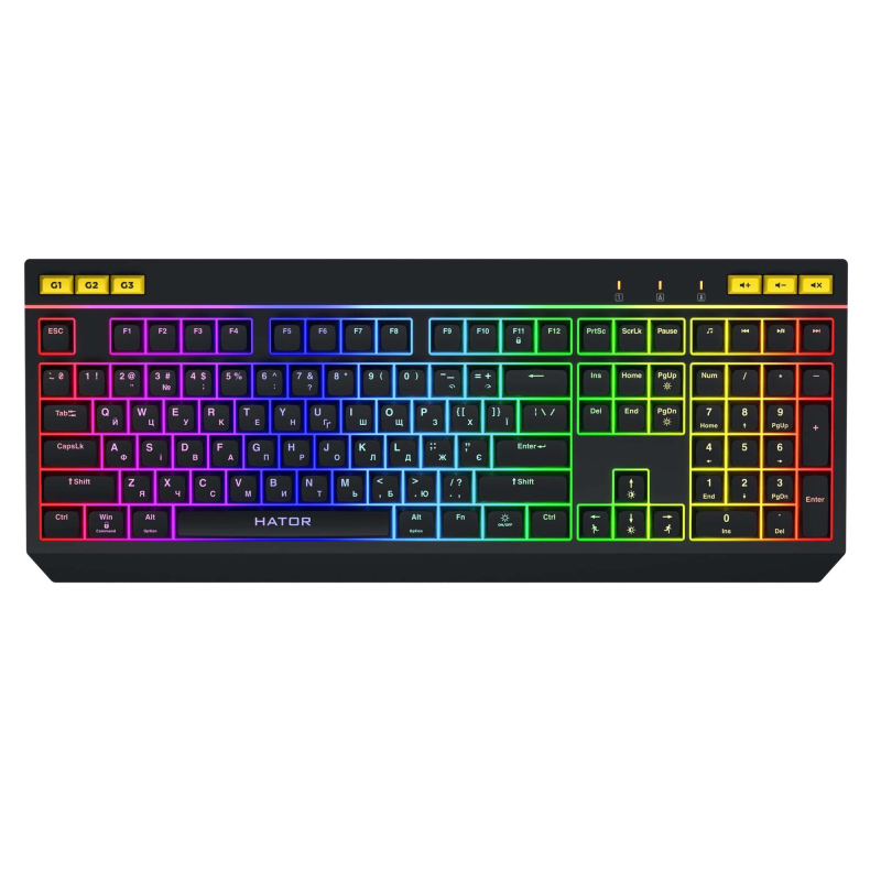 Клавіатура Hator Icefall Black (HTK402UA)