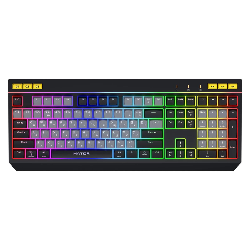 Клавіатура Hator Icefall Black (HTK401UA)