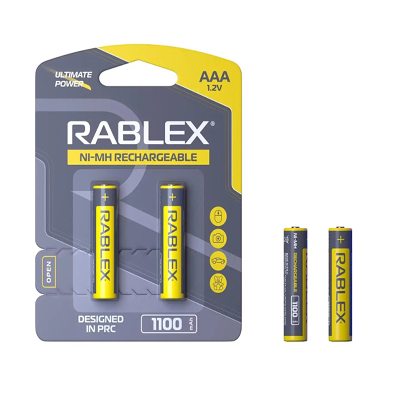 Акумулятор Rablex AAA (R03) 1100mAh 2 шт.