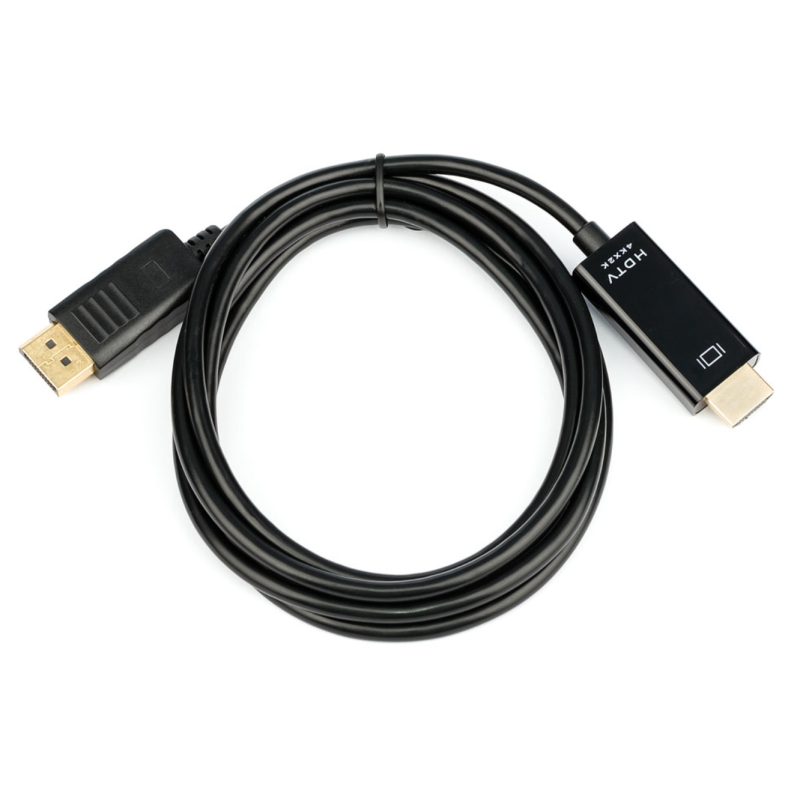 Кабель Atcom DisplayPort - HDMI (M/M), 5 м, Black (50100) пакет