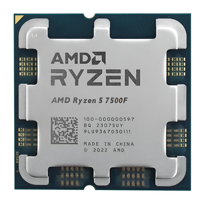 Процесор AMD Ryzen 5 7500F (3.7GHz 32MB 65W AM5) Tray (100-000000597)