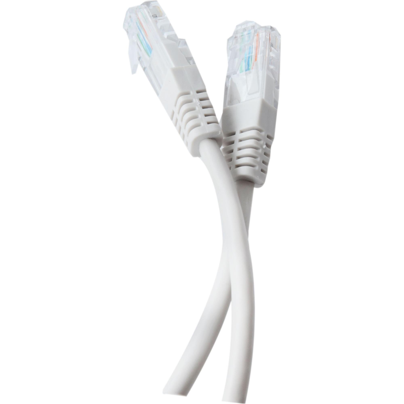 Патч-корд литий Tecro UTP-RJ45-0200, RJ45, Cat.5e, 2m, сірий