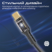 Кабель Promate Lucidline-CC200 USB Type-C - USB Type-C (M/M), 5 A, 100 W, 2 м, Black