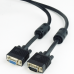 Кабель подовжувач Cablexpert VGA -VGA (M/F), HD15 з 2-ма фер. кільцями, 1.8 м, чорний (CC-PPVGAX-6B)