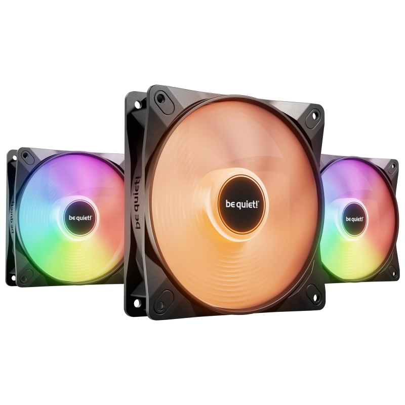 Вентилятор be quiet! Light Wings LX 120mm PWM High-Speed 3-Pack Black (BL124)
