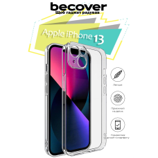Чохол-накладка BeCover для Apple iPhone 13 Transparancy (706982)