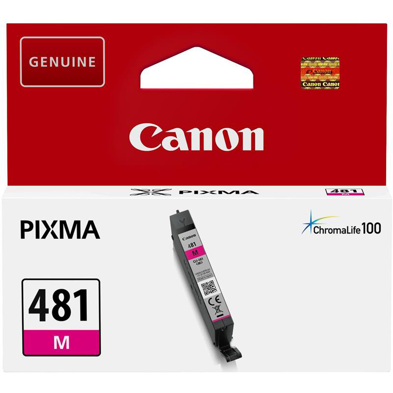 Картридж Canon (CLI-481) Pixma TS6140/8140/9140/TR8540/7540 (2099C001) Magenta