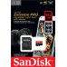 Карта пам`ятi MicroSDXC 512GB UHS-I U3 R200/W140MB/s SanDisk Extreme Pro V30 + SD-адаптер (SDSQXCD-512G-GN6MA)