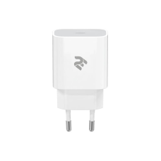 Мережевий зарядний пристрій 2E (1USB 3A) White (2E-WC1USBC20W-W)