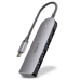 USB-хаб REAL-EL CQ-415 USB Type-C 4-в-1