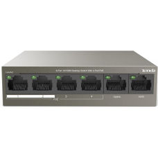 Комутатор Tenda TEF1106P-4-63W