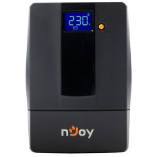 Джерело безперебійного живлення NJOY Horus Plus 600 (PWUP-LI060H1-AZ01B) Lin.int., AVR, 2 x евро, USB, LCD, пластик