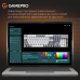 Клавіатура GamePro Genesis Metallic MK144G Outemu Red Swithes USB Gray