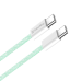 Кабель ColorWay USB Type-C + USB Type-C (M/M), 3.0 А, 1 м, Green (CW-CBPDCC061-G)