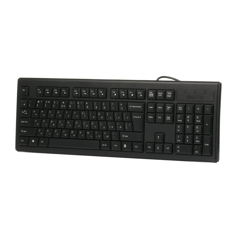 Клавiатура A4tech KRS-83 Black