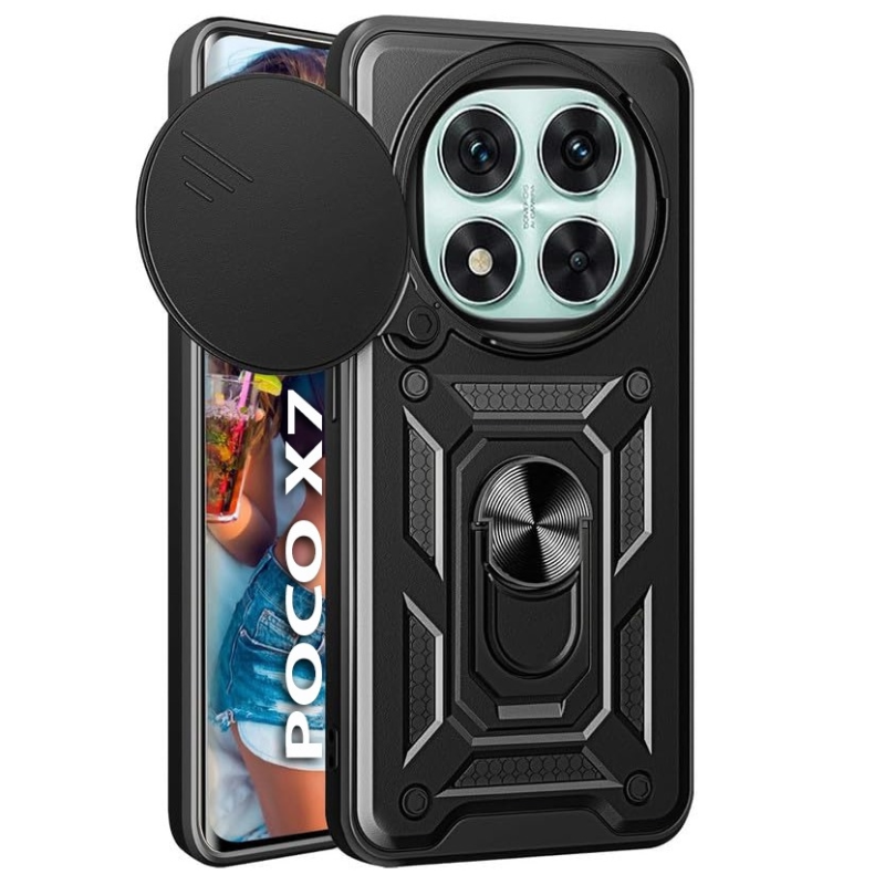 Чохол-накладка BeCover Military для Poco X7 Black (712873)
