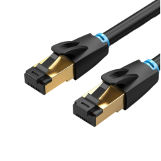 Патч-корд Vention CAT 8 SFTP Ethernet, 1 m, Black (IKABF) Патч-корд Vention CAT 8 SFTP Ethernet, 1 m, Black (IKABF)