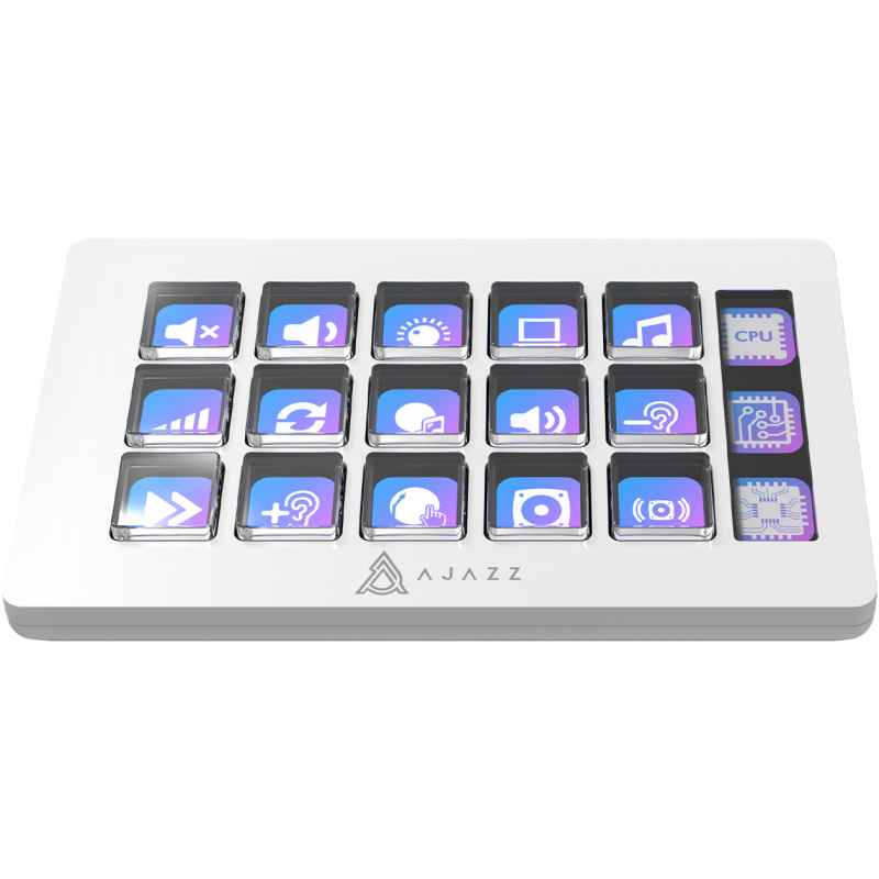 Контролер для стримінгу Ajazz AKP153E USB White (AKP153E-W)