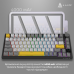 Клавіатура бездротова Ajazz AK820 Pro Flying Fish Switch Black RGB With Screen (AK820PRO-FF-BGY)