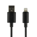 Кабель Hoco X88 Gratified USB - Lightning  (M/M), 1 м, Black (6931474783301)
