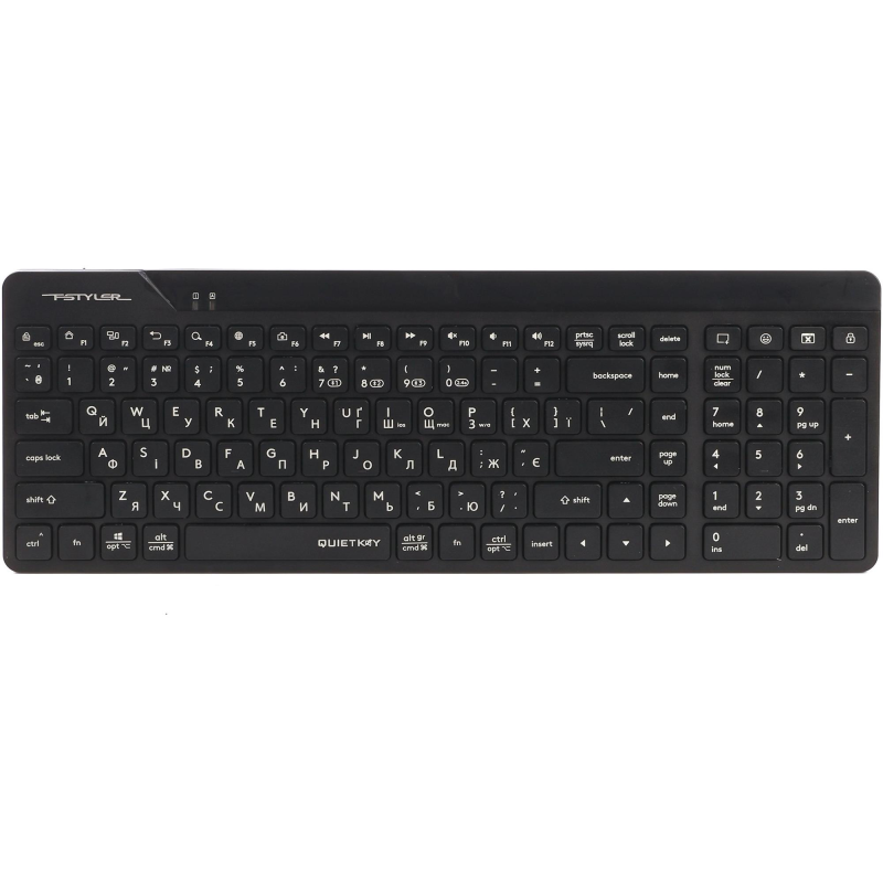 Клавіатура бездротова A4Tech FBK23 AS Black